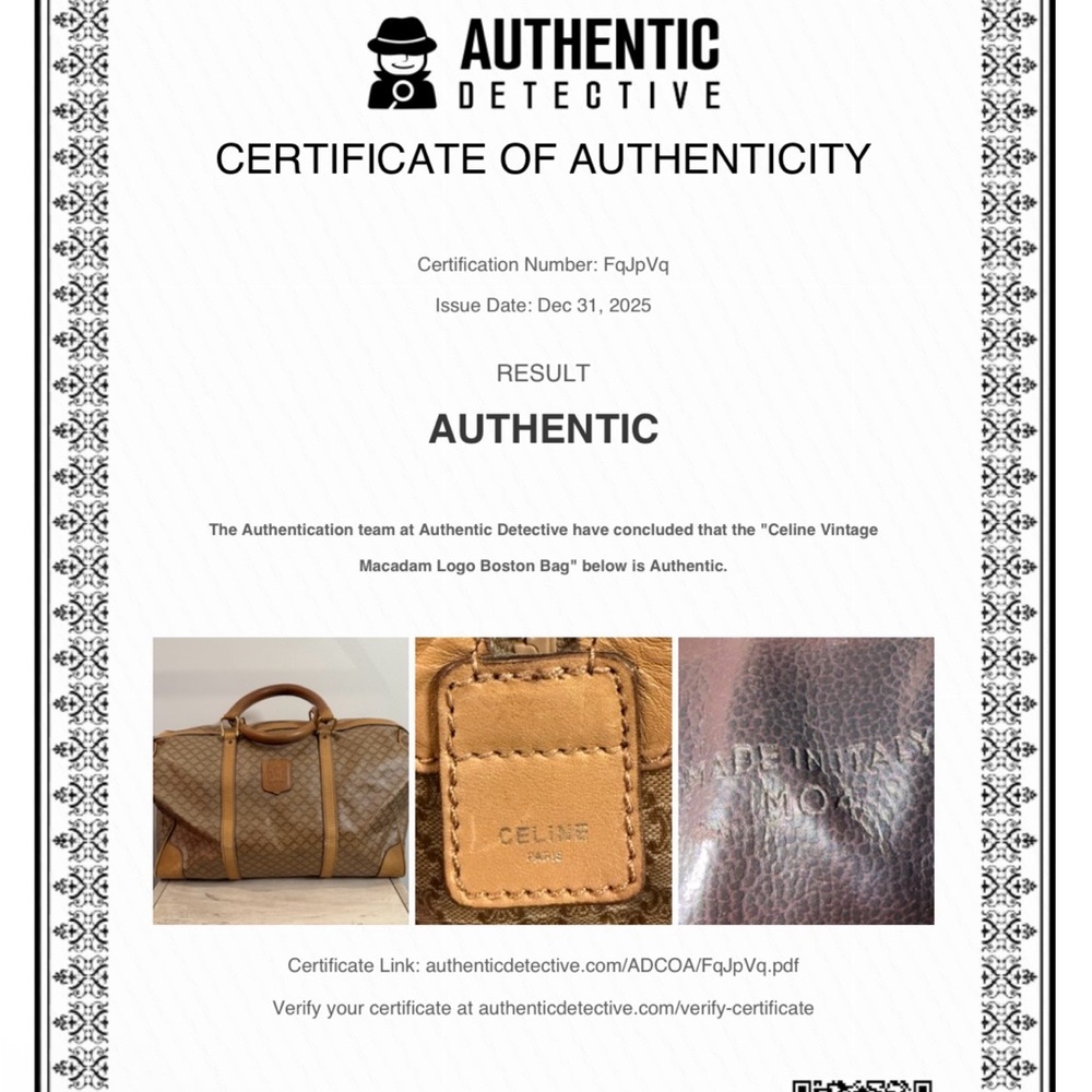 Vintage Celine Boston Bag - Picture 16 of 16